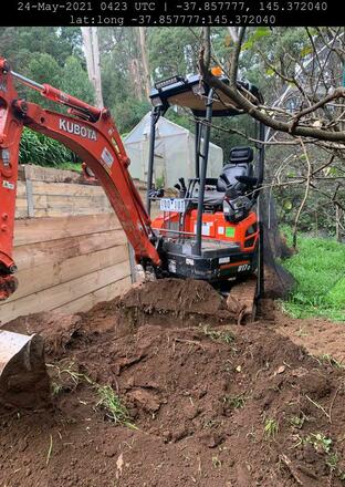 MINI EXCAVATOR FOR HIRE WITH OPERATOR